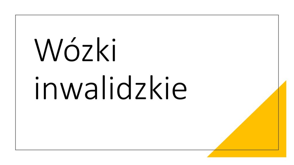 Wózki inwalidzkie: definicja, rodzaje, charakterystyka
